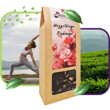 Herbata w kartoniku-błękitna laguna 50g